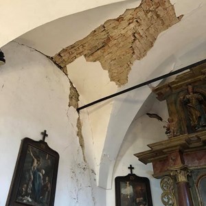 Šteta na župnoj crkvi i kapelama u Župi Uznesenja BDM u Tuhlju