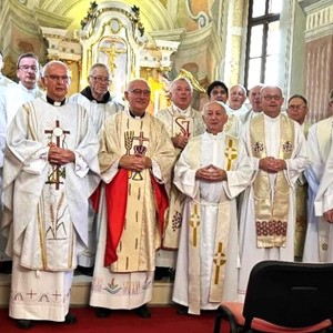 Proslavljena zlatna misa mons. dr. Josipa Balobana