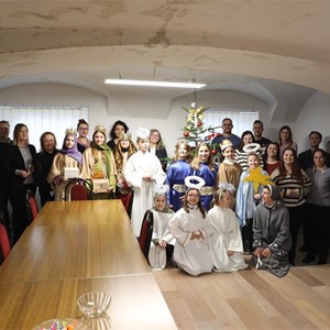 Pjevači Betlehemske zvijezde posjetili Nadbiskupski duhovni stol