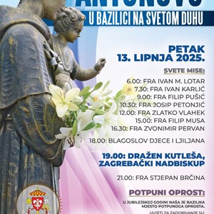 Antunovo u Bazilici sv. Antuna Padovanskog na Svetom Duhu