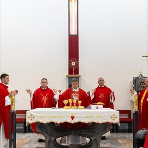 Biskup Martinović predvodio misno slavlje prigodom svetkovine Predragocjene Krvi Kristove u Prozorju