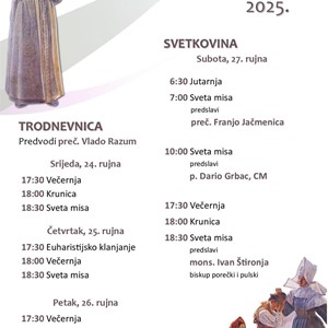 Proslava svetkovine sv. Vinka Paulskoga u Kući matici sestara milosrdnica