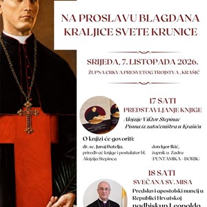 Nuncij Girelli predvodi misu i sudjeluje na predstavljanju knjige o bl. Alojziju Stepincu u Krašiću