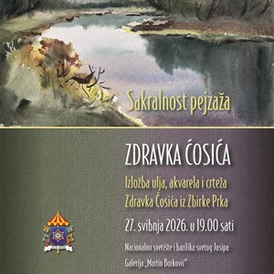 Otvorenje izložbe „Sakralnost pejzaža Zdravka Ćosića“ iz Zbirke Prka