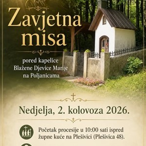 Procesija u čast Blažene Djevice Marije na Poljanicama