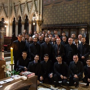 Kardinal Bozanić susreo se s poglavarima i bogoslovima sjemeništa "Redemptoris mater"