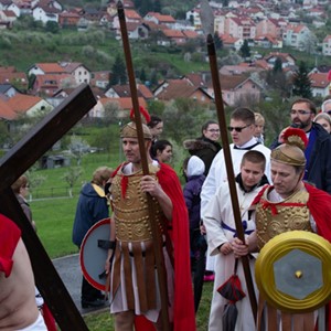 Kardinal Bozanić predvodio pobožnost križnog puta na vrapčanskoj kalvariji