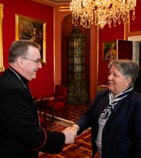 Kardinal Bozanić primio prof. dr. sc. Michelinu Tenace