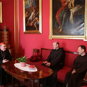Kardinal Bozanić primio fra dr. Domagoja Runju, vizitatora za Hrvatsku franjevačku provinciju sv. Ćirila i Metoda