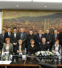 Susret kardinala Bozanića i gradonačelnika grada Zagreba