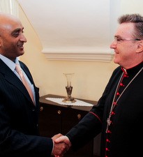 Kardinal Bozanić primio veleposlanika Republike Indije