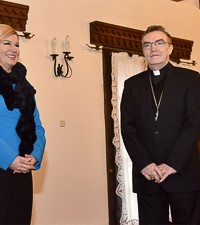Susret kardinala Josipa Bozanića i predsjednice RH gospođe Kolinde Grabar Kitarović