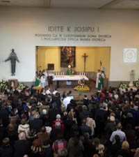 Proslava završetka Godine obitelji u Župi sv. Josipa na Trešnjevci
