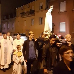 Proslava Gospe Fatimske u župi svetog Josipa na Trešnjevci