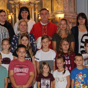 Blagoslov djece na početku nove školske godine