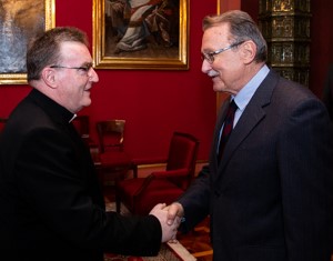 Kardinal Bozanić primio novog predsjednika HAZU-a