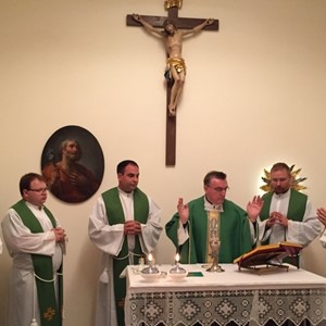 Susret rimskih studenata sa svojim nadbiskupom kardinalom Bozanićem