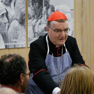 Kardinal Bozanić prigodom Trećega svjetskog dana siromašnih s korisnicima pučke kuhinje Misionarki ljubavi