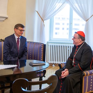 Kardinal Bozanić u nastupni posjet primio veleposlanika Austrije