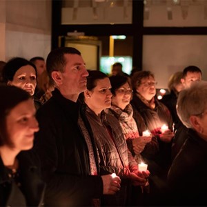 Misa pod svijećama u kapelici bl. Ivana Merza u Španskom