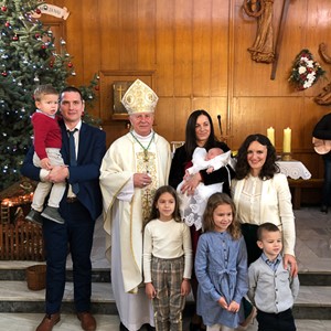 Krštenje petog djeteta u obitelji Bilinovac