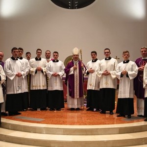 Primanje bogoslova među kandidate Zagrebačke nadbiskupije za sveti red