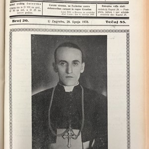 Mladi, idealni, nesebični, neumorni pregalac i svećenik dr. A. Stepinac