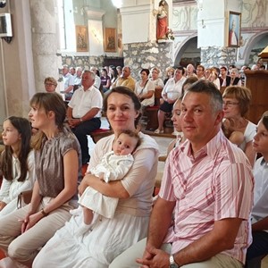 Biskup Gorski krstio šesto dijete u obitelji Pišković