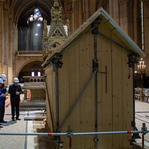 Apostolski nuncij Republike Srbije mons. Suriani i mons. Giorgio Lingua, apostolski nuncij u RH obišli katedralu i Nadbiskupski dvor