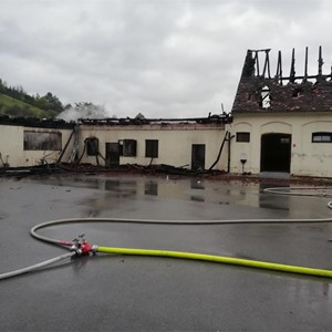 Požar u nekadašnjim gospodarskim zgradama Svetišta u Mariji Bistrici