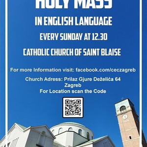 Nastavak misa na engleskome jeziku u crkvi svetoga Blaža u Zagrebu