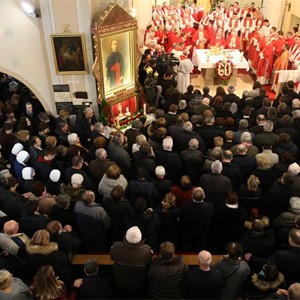 Biskup mons. dr. Ratko Perić predvodio euharistijsko slavlje blagdana bl. Alojzija Stepinca u Krašiću 