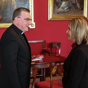 Kardinal Bozanić primio dr. sc. Esther Gitman