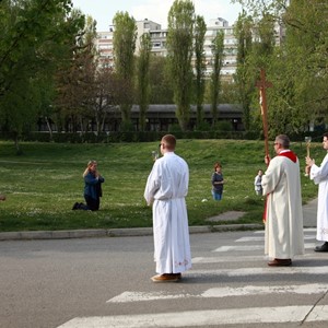 Veliki petak prvi put s križem po Savici