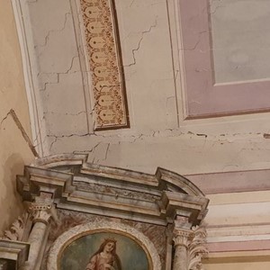 Kapelica sv. Filipa i Jakova u Reštovu – župa Imena Marijina Kamanje, dodatno oštećena u potresu