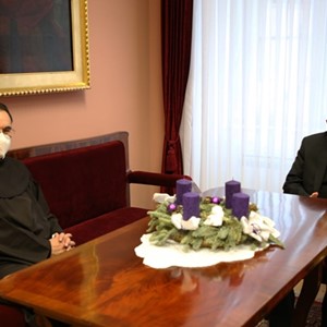 Kardinal Bozanić primio Generalnog vizitatora Franjevačke provincije Bosne Srebrene