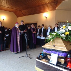 Biskup Gorski predvodio misu zadušnicu i sprovodne obrede za preminulog vlč. Miju Šibonjića