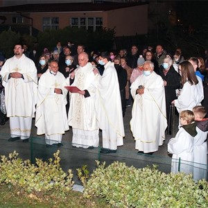 Mons. Zlatko Koren blagoslovio novopostavljeni kip Blažene Djevice Marije u Župi BDM Žalosne – Špansko