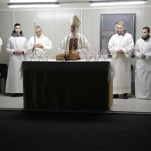 Homilija biskupa Šaška na misi polnoćki u Župi sv. Ivana Merza - Špansko