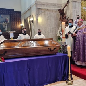 Biskup Gorski slavio misu zadušnicu i sprovodne obrede za fra Alojzija (Matu) Litrića