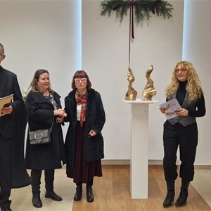 Izložba kiparice Sanje Fališevac u Župi svetog Leopolda Bogdana Mandića, Ljubljanica-Voltino