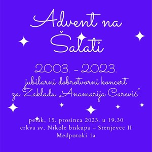 Dobrotvorni koncert „Advent na Šalati“