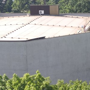 Vjetar odnio dio pokrova s crkve sv. Leopolda Mandića u Zagrebu