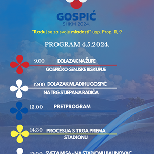 Susret hrvatske katoličke mladeži u Gospiću