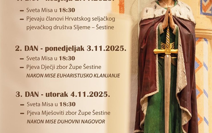 Proslava svetkovine sv. Mirka u Šestinama