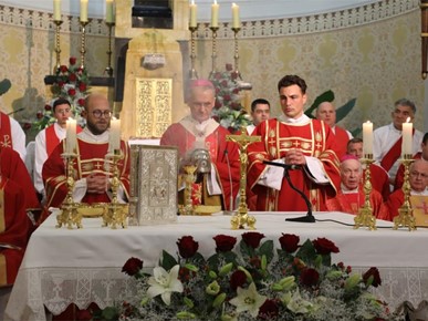 /A/2025/11/Prijenos relikvija/Nadbiskup Kutleša predvodio misno slavlje povodom dolaska relikvija bl. Alojzija Stepinca u Krašić (37).jpg