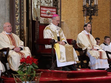 /A/2025/12/Božić/Nadbiskup Kutleša predvodio misno slavlje svetkovine Rođenja Gospodinova u Zagrebačkoj katedrali (30).JPG
