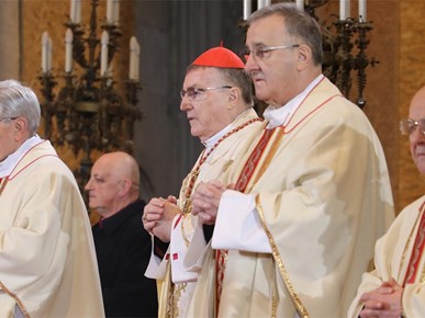 /A/2025/12/Božić/Nadbiskup Kutleša predvodio misno slavlje svetkovine Rođenja Gospodinova u Zagrebačkoj katedrali (9).JPG