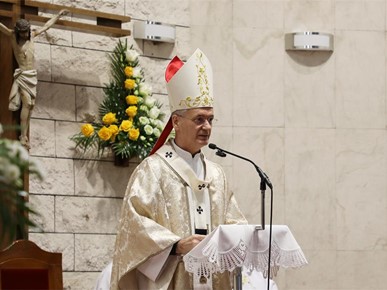 /A/2025/3/Posveta crkve sv Mihaela u Dubravi/1_250330 Nadbiskup Kutleša_homilija.JPG