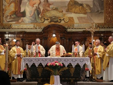 /A/2025/5/C/Kardinal Puljić predvodio misu zahvalnicu u Rimu povodom izbora pape Lava XIV (6).JPG